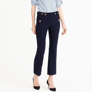 J Crew Sailor Pant in Two Way Stretch Wool